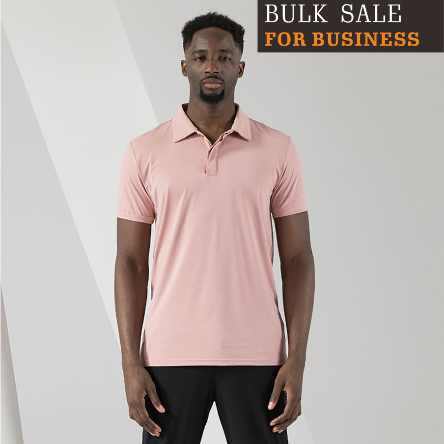Short-sleeved roll-neck polo shirt athleisure, loose, breathable half-sleeved top