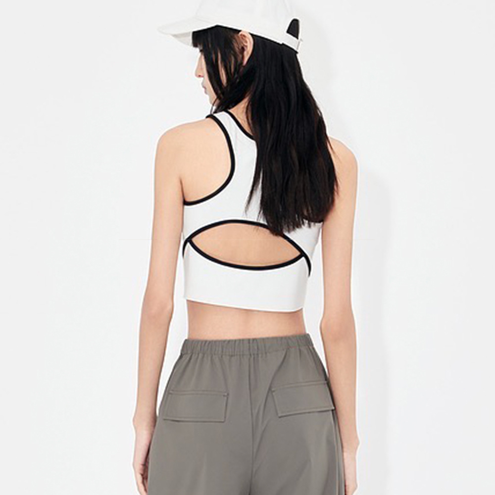 quality gym bra for women black&white design workout crop tops with built in bra quality gym bra for women black&white design workout crop tops with built in bra