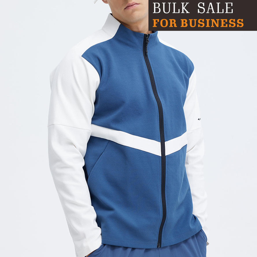 Athleisure fitness tennis suit stand collar zippers long sleeves jacket