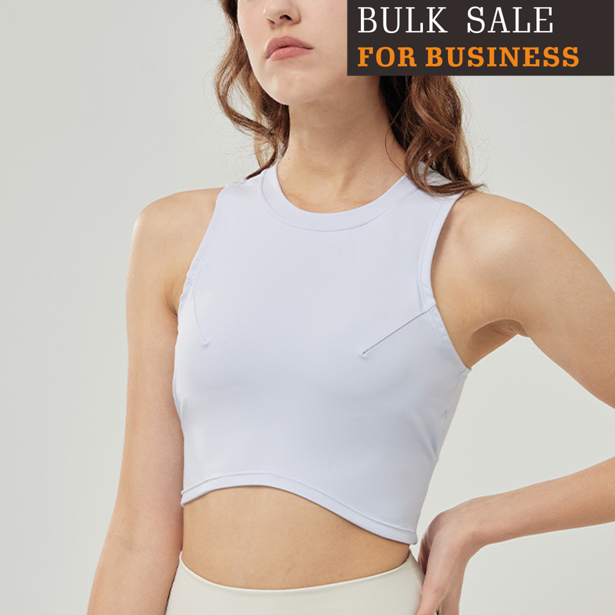 Moulded cup sports fitness underwear high-strength shockproof anti-sagging yoga bra