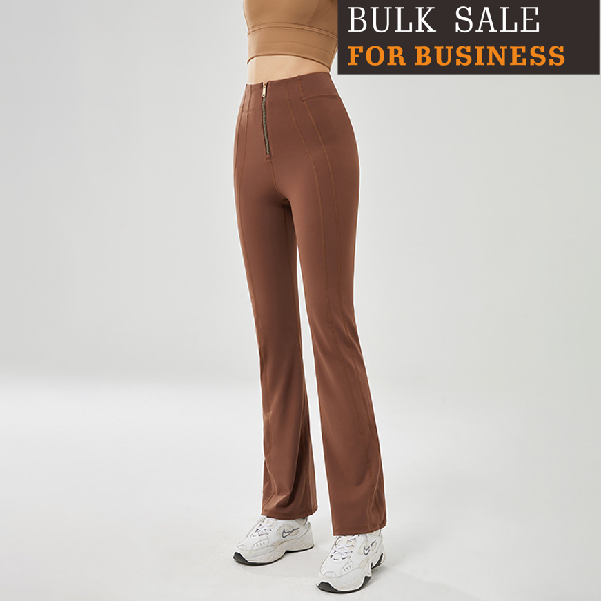 Drapy loose wide-leg trousers slim waist hip lifting high waist leggings