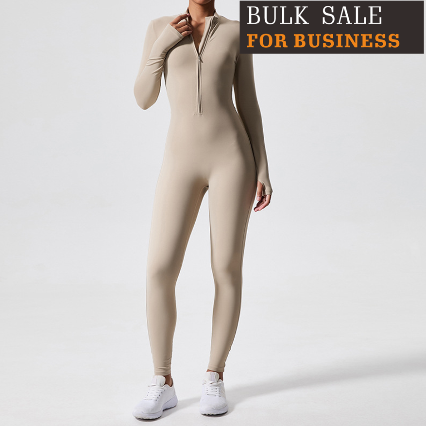 Premium Designer Exercise Clothes: One-Piece Yoga Outfit at Fit Fever