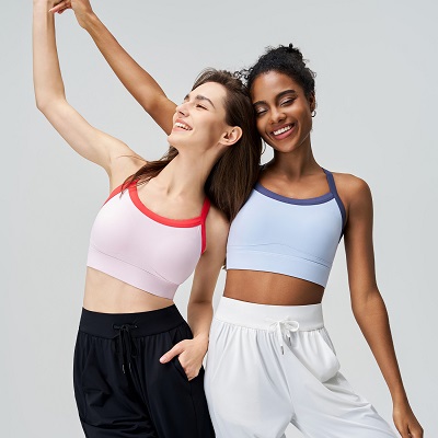 New slim and beautiful back sports bra for women, comfortable and high-strength fitness bra