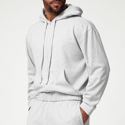 Zipper cardigan hooded sweatshirt, sports and leisure fitness jacket