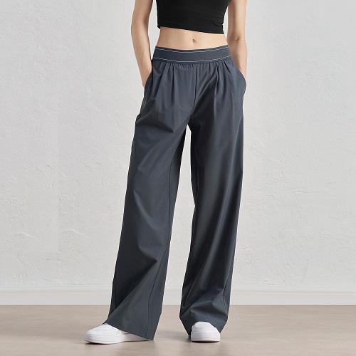 Cooling Wide-Leg Pants with Elastic Waist | ALO YOGA Inspired | Summer Bestseller