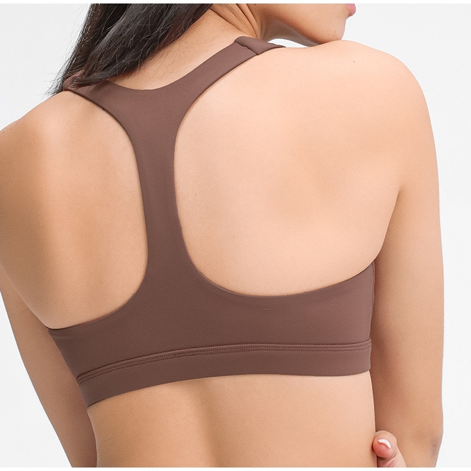 DW049 racer back low hem bra