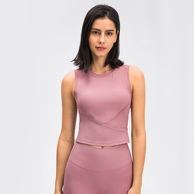 DT096 padded high neck tank