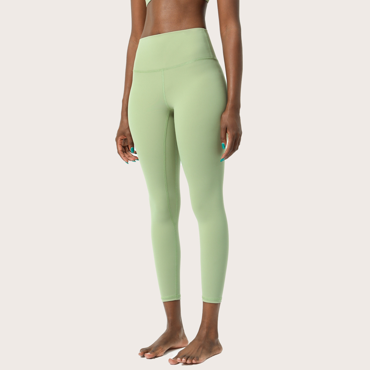 1903 mango color no fron seam legging (9)