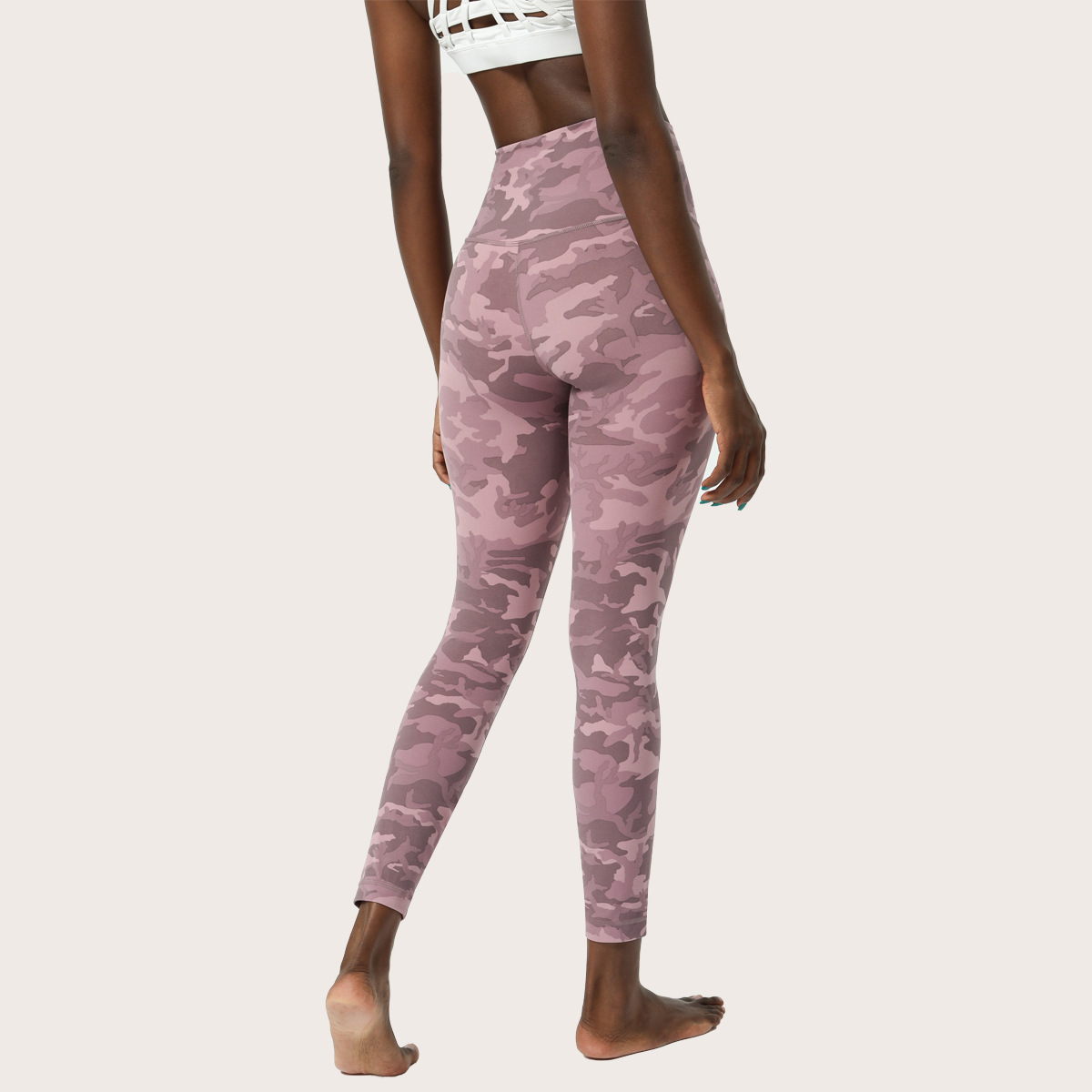 1903 pink camo gym legging