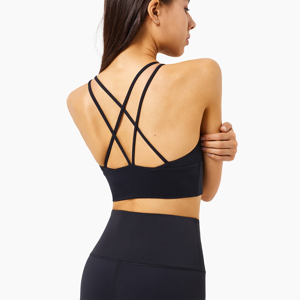 2021 China New DesignWomens Padded Sports Bra- WX1294–FITFEVER detail pictures