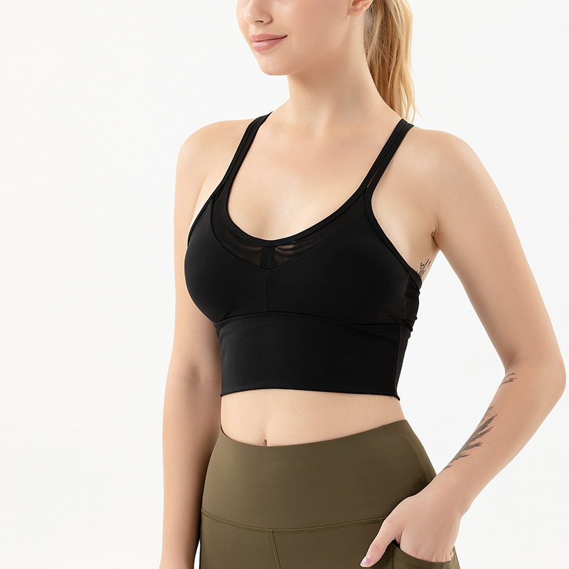 OEM/ODM ChinaGym Tights Women- 2207WXbreathable mesh bra–FITFEVER detail pictures