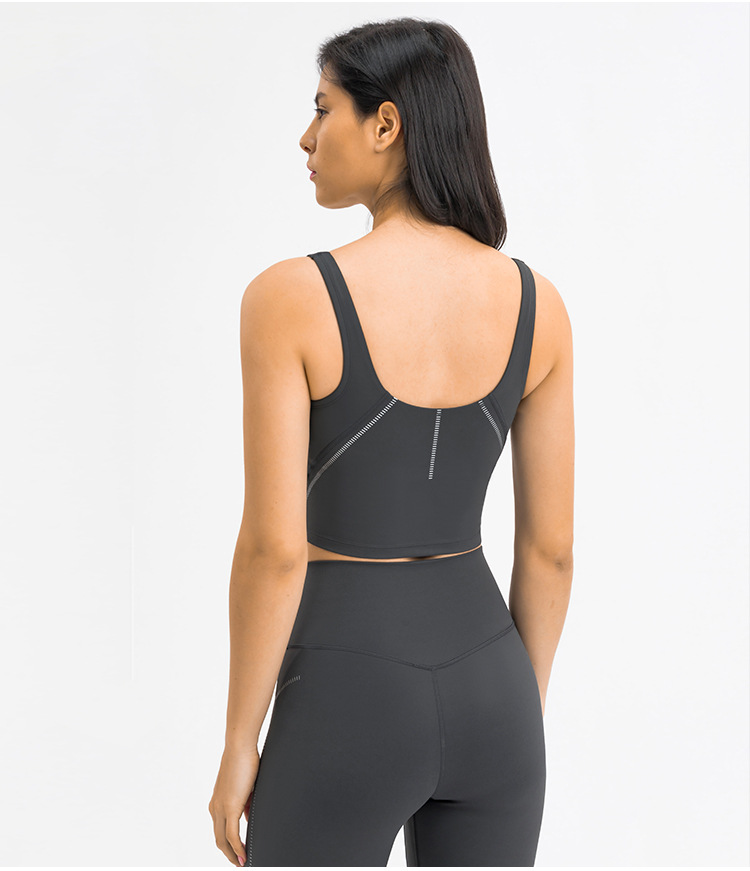 DW107 sliver print workout bra (33)