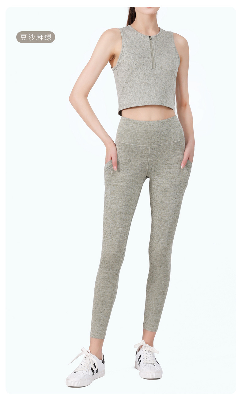 recycled womens yoga tops with built in bra