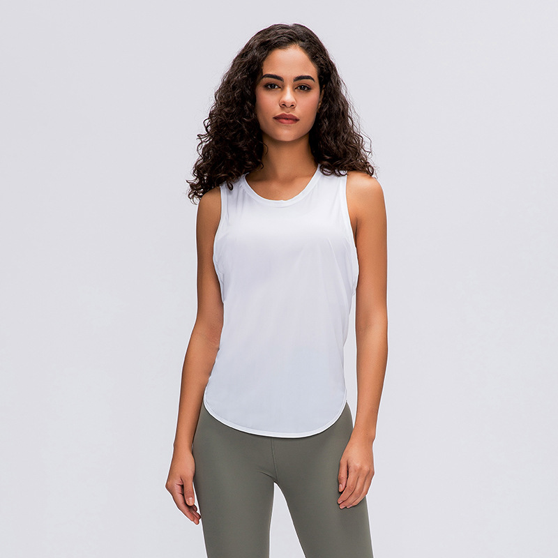S2023 white tank lady wear
