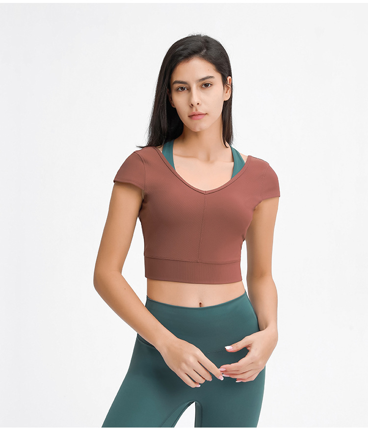 V back tight Tshirt (13)