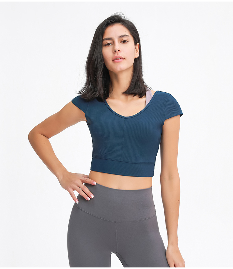 V back tight Tshirt (17)