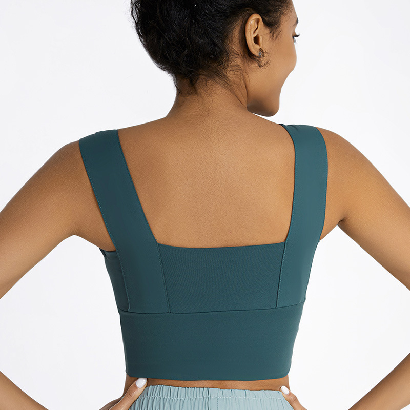 Competitive Price forRibbed Workout Leggings- WX055 broad strap shock proof bra–FITFEVER detail pictures