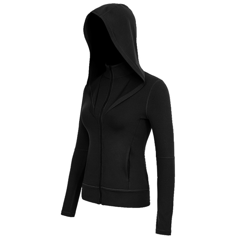 black yoga hoodies