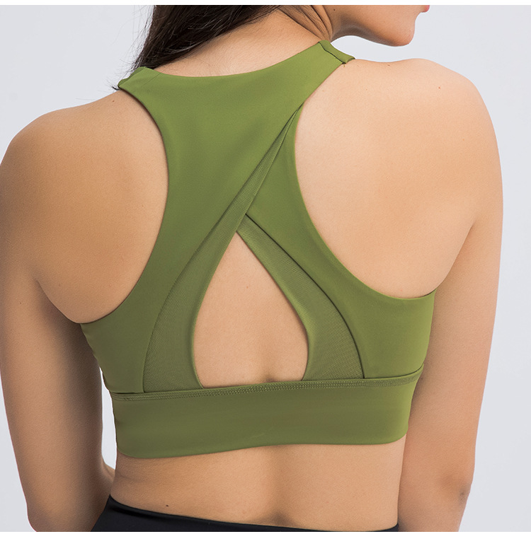 high neck mesh fitness bra (33)