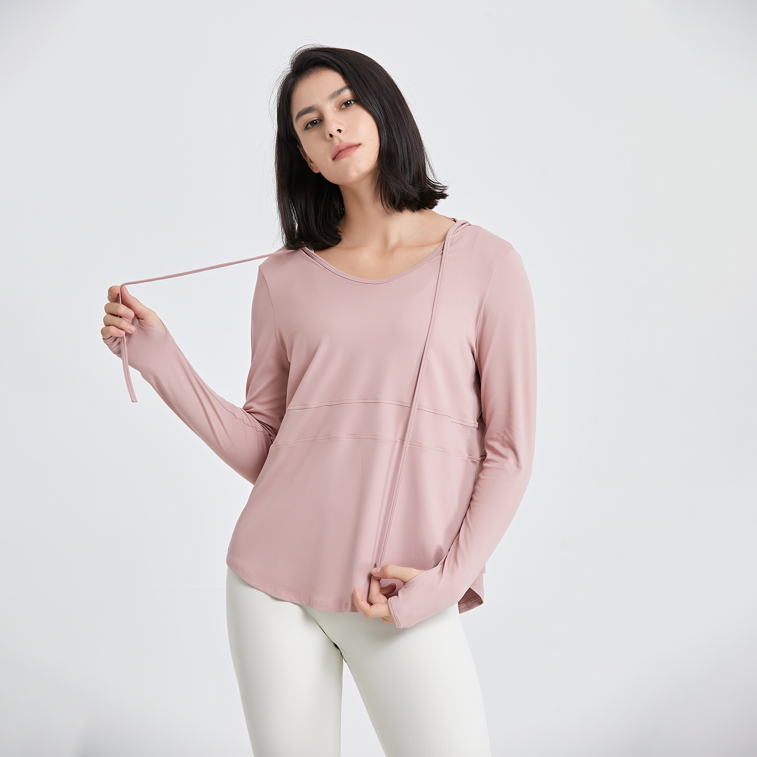 hooded relax fit sport wear