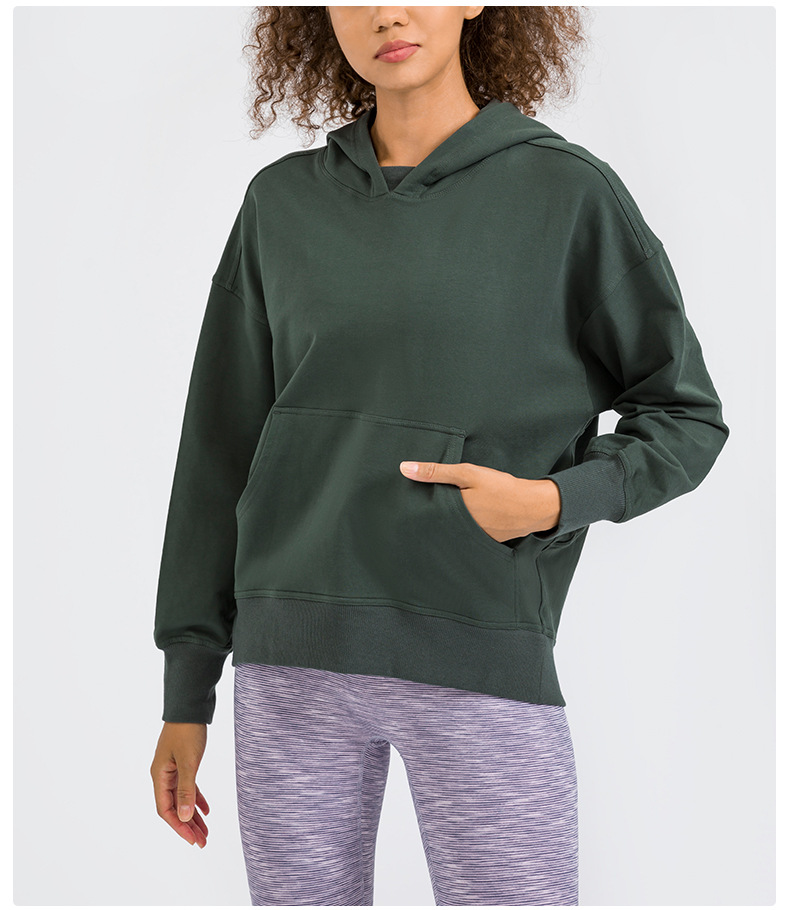 kangaroo pocket sweatshrt for lady