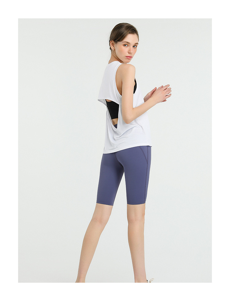 factory white ladies exercise tops