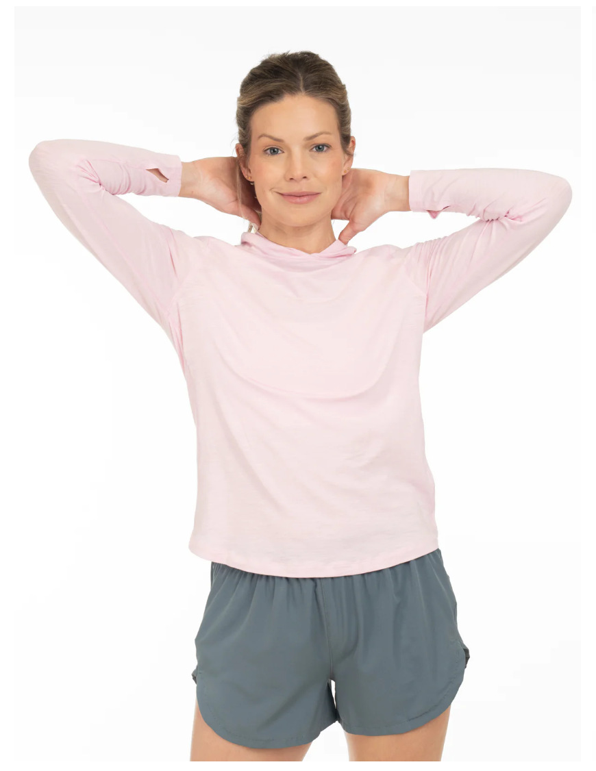 pink comfortable running top