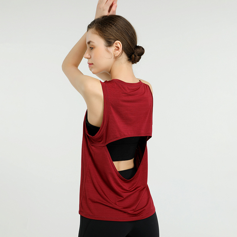 wholesale good quality black yoga top