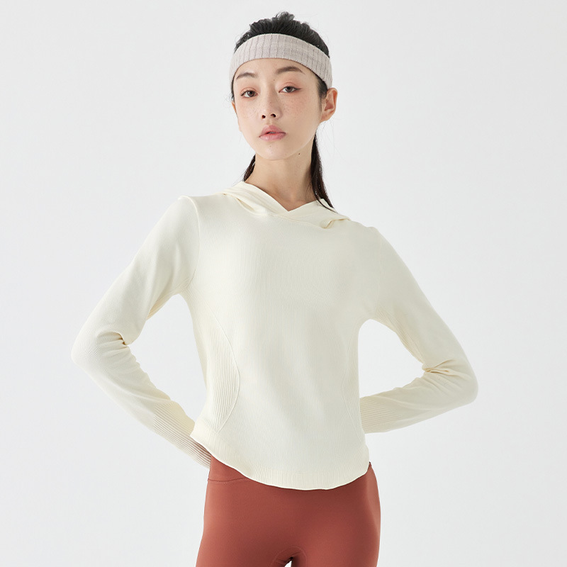 wholesale seamless yoga hoodie