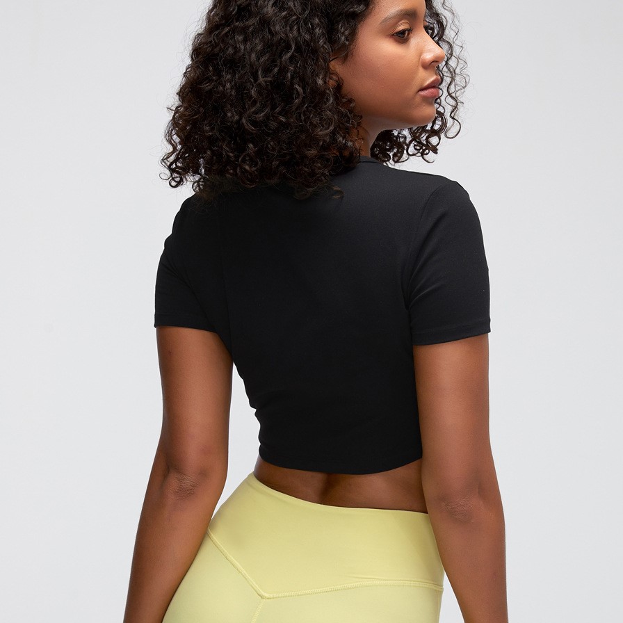 Cheapest Price Plus Yoga Pants- YW77 Sport Tshirt–FITFEVER detail pictures