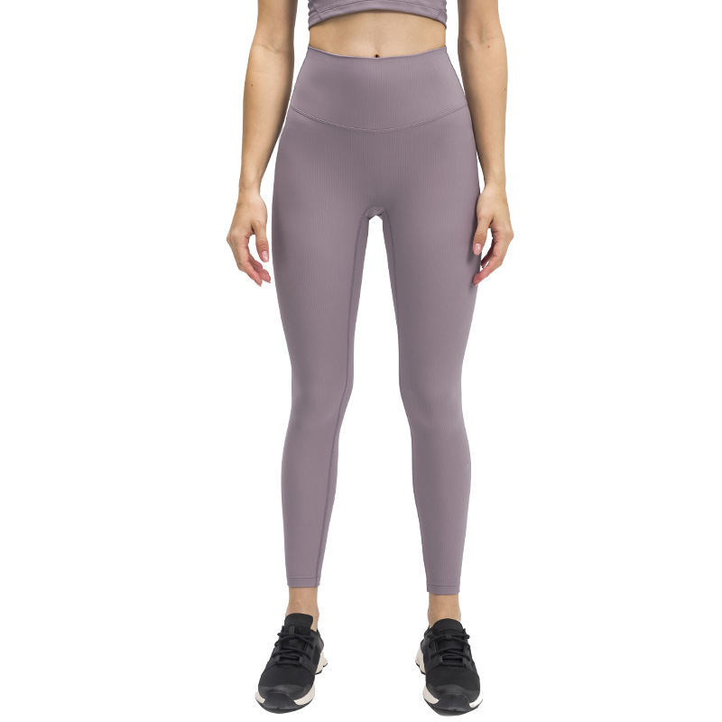 Best Price forPlus Size Camouflage Joggers- DL117 white ribbed high rise leging–FITFEVER detail pictures