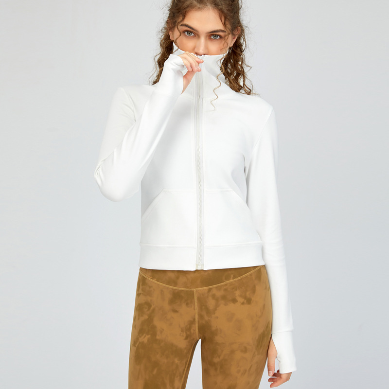 Factory Free sampleSexy Plus Size Leggings- YW186 Workout Jacket–FITFEVER detail pictures